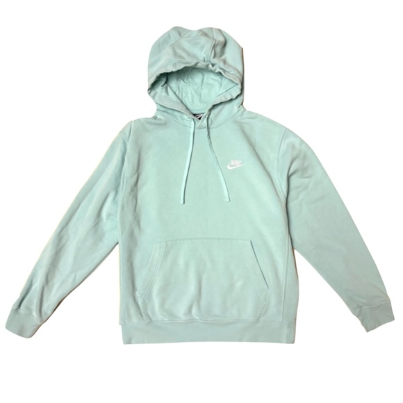 Nike Mens Sportswear Club Fleece pullover Hoodie mint green size medium - Picture 2 of 7